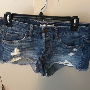 Denim shorts